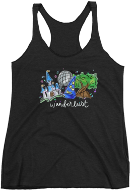 Wanderlust Women's Tank - Women's Tank Top - Emoji W Eclipse Glasses - Path Of (394x394), Png Download