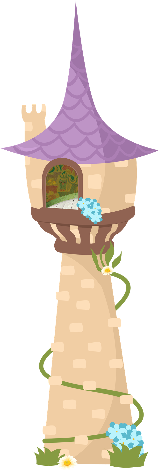 Clip Freeuse Stock Minus Vectores Pinterest Clip Art - Rapunzel Tower Clipart (871x2000), Png Download