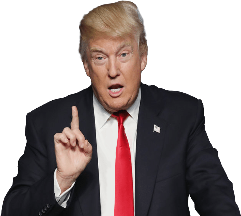 Donald Trump Pointing - Donald Trump No Background (850x737), Png Download