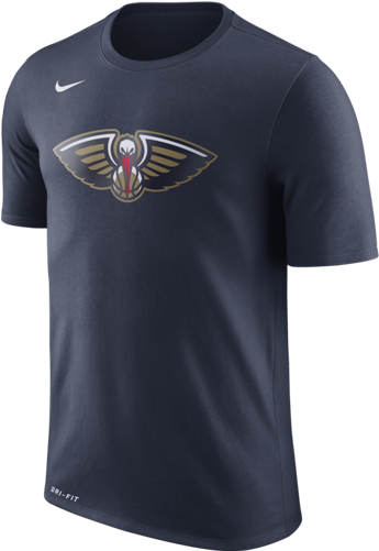 New Orleans Pelicans Nike Dry Logo Nba T-shirt 'college - Toronto Rptor T Shirts (500x500), Png Download