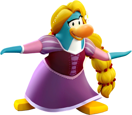 Disney Shop Rapunzel - Club Penguin Rapunzel (507x442), Png Download