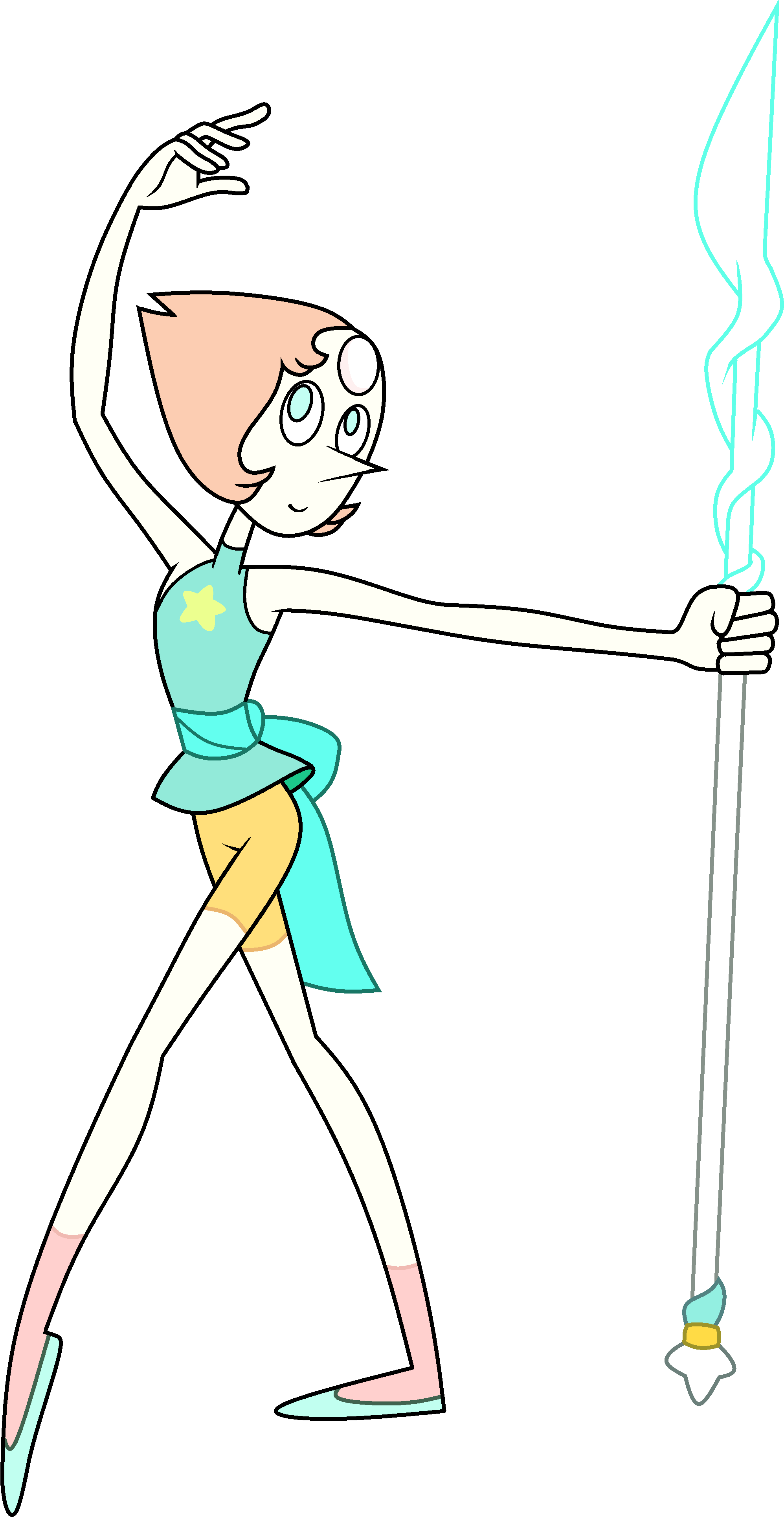 Pearl By King - Steven Universe Pearl Transparent (2282x4000), Png Download