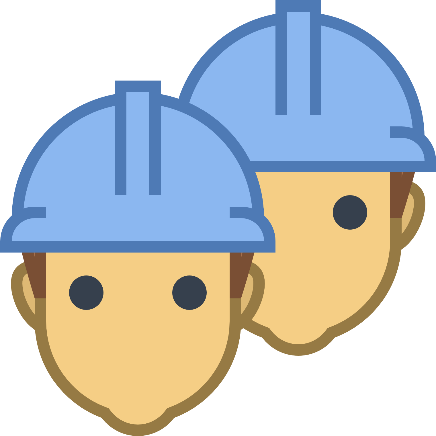 Safety Helmet Png Transparent Hd Photo - Icone Worker (1600x1600), Png Download