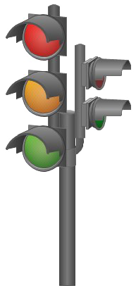 Road Sign Traffic Light Png Transparent Image - Traffic Light (640x457), Png Download