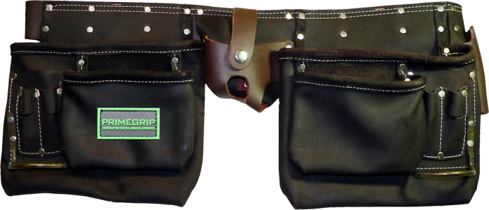 13 Pocket Oil-tanned Leather Pouch With 2" Leather - Leather (700x301), Png Download