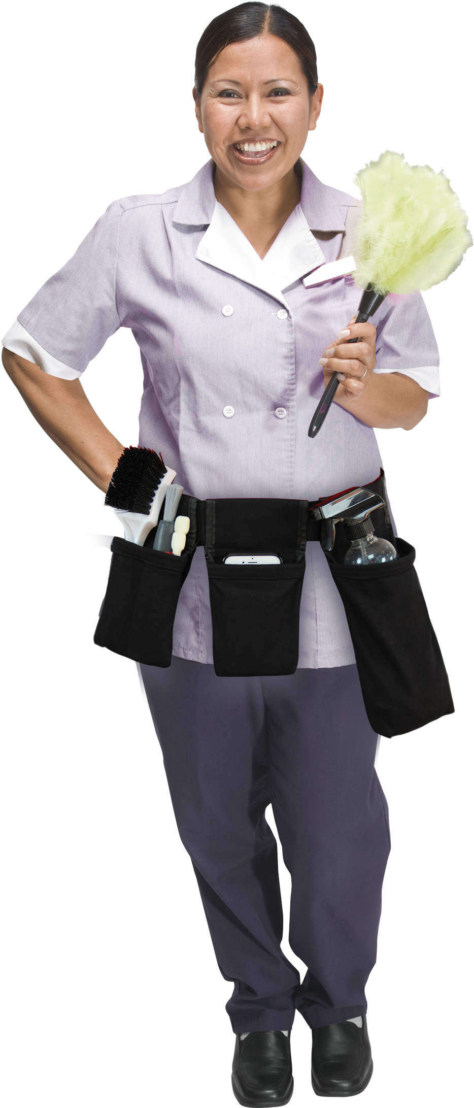Cleaner's Helper Professional Tool Belt - Hotel Maid (1374x2475), Png Download