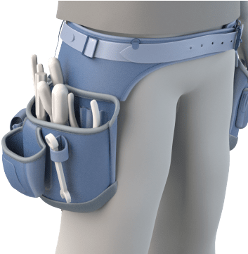 Tool Belts With Pouches - Belt (360x360), Png Download