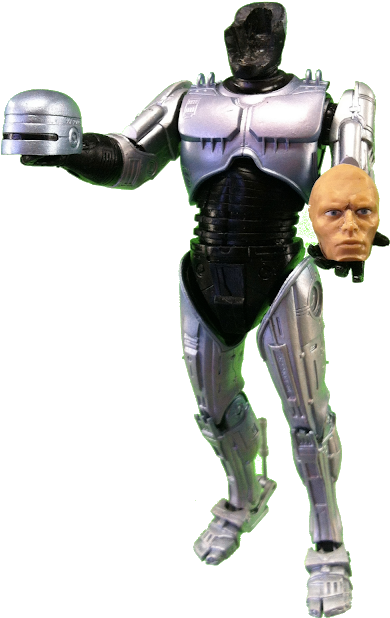 Neca Mcfarlane Movie Maniacs Reel Toys Robocop Peter - Neca Robocop Custom (430x640), Png Download
