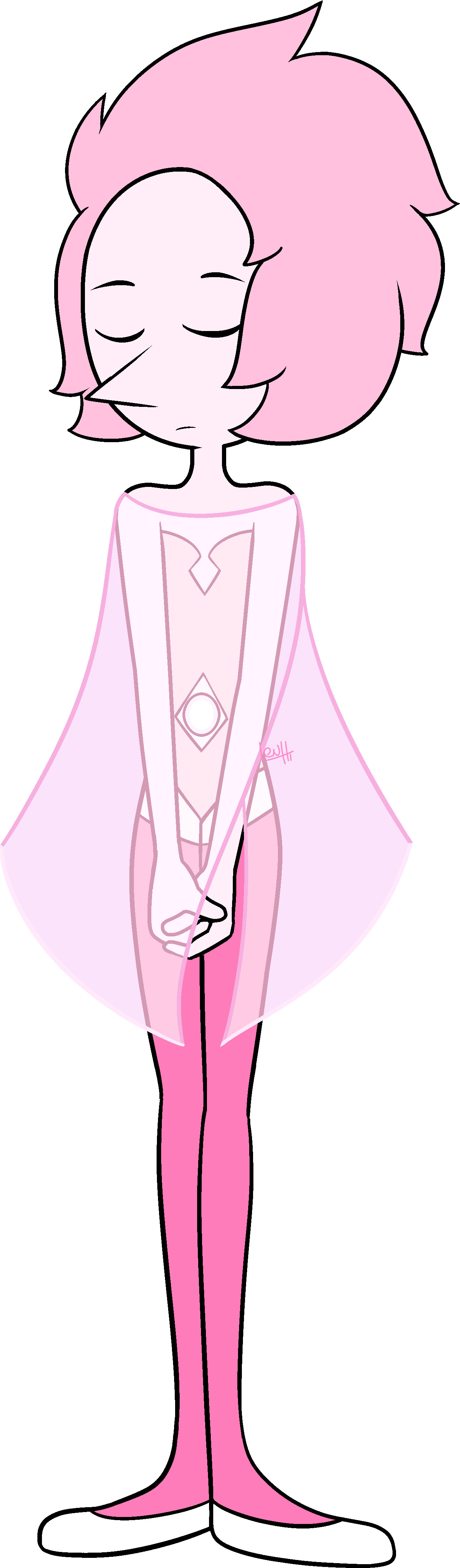 Pink Pearl Png Png Royalty Free Download - Perla Blanca Es Perla Rosa De Steven Universe (1575x4750), Png Download