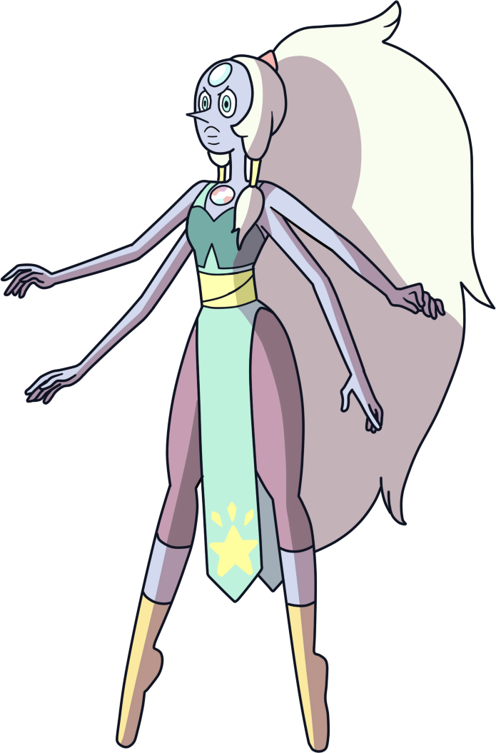 Opal, Pearl, Amethyst, Fusion, Queer, Steven Universe - Steven Universe Fusion Opal (695x1055), Png Download