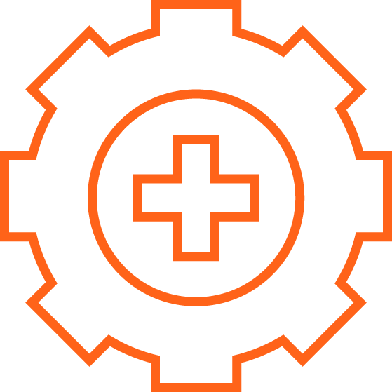 Health And Safety Icon - Gear (559x559), Png Download