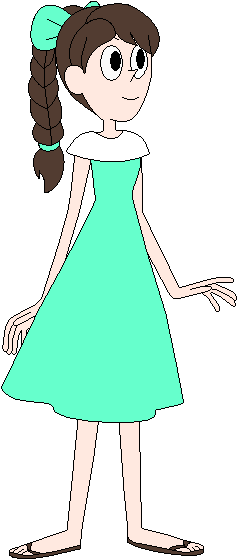 Berit Pearl In Steven Universe Series Style By Magic - Pearl (274x613), Png Download