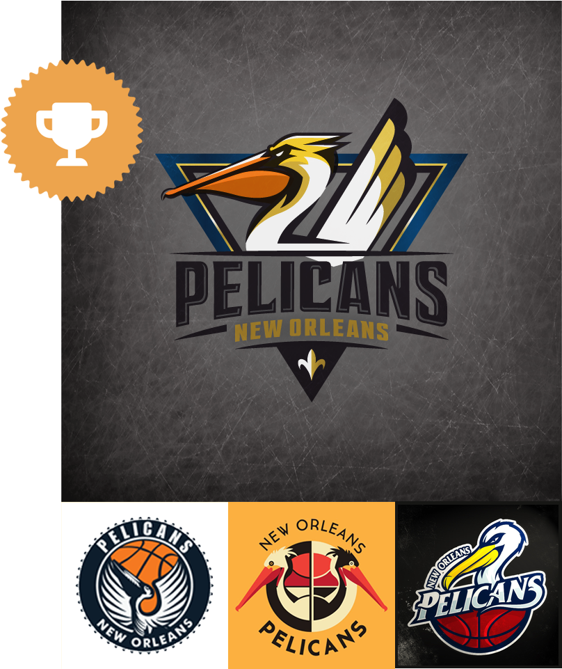 Saltbox Homes Real Estate Logo Design - New Orleans Pelicans (1160x960), Png Download