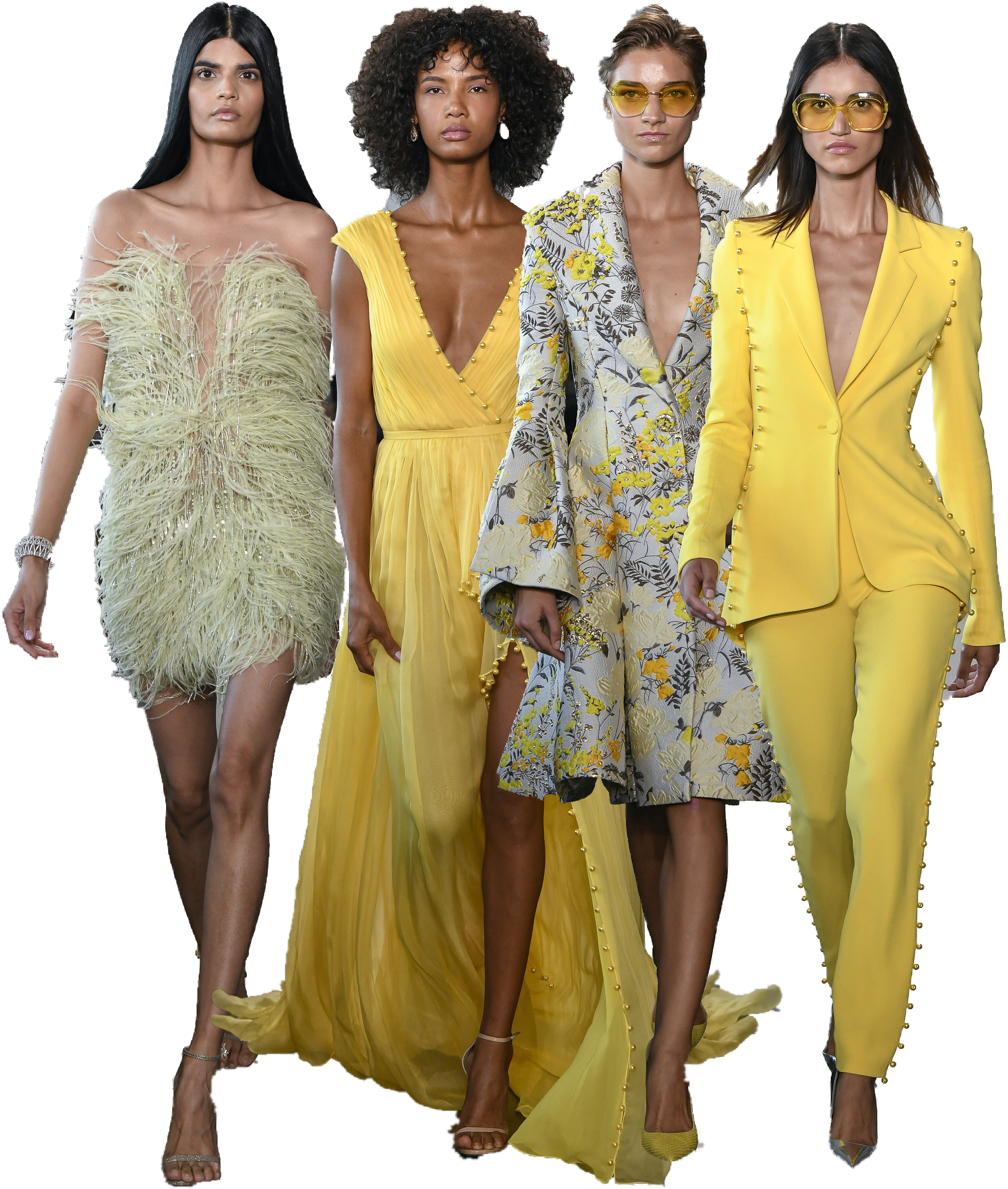 Elegant & Classy Pamella Roland Spring 2019 Collection - Formal Wear (370x400), Png Download