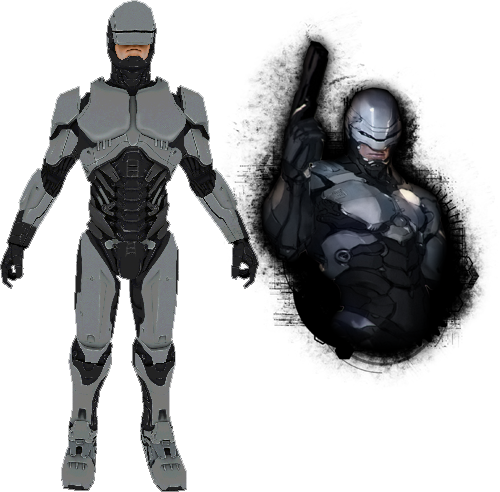 Robocop 2014 Work In Progress Will Replace Abel - Robocop Model 3d Xnalara (500x492), Png Download