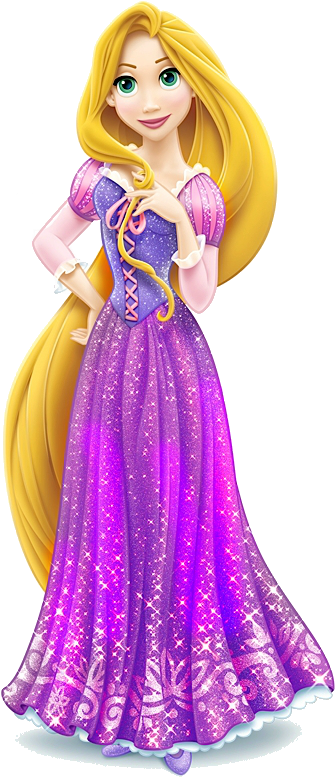 Rapunzel Png For Kids - Imagem Da Princesa Rapunzel (377x797), Png Download