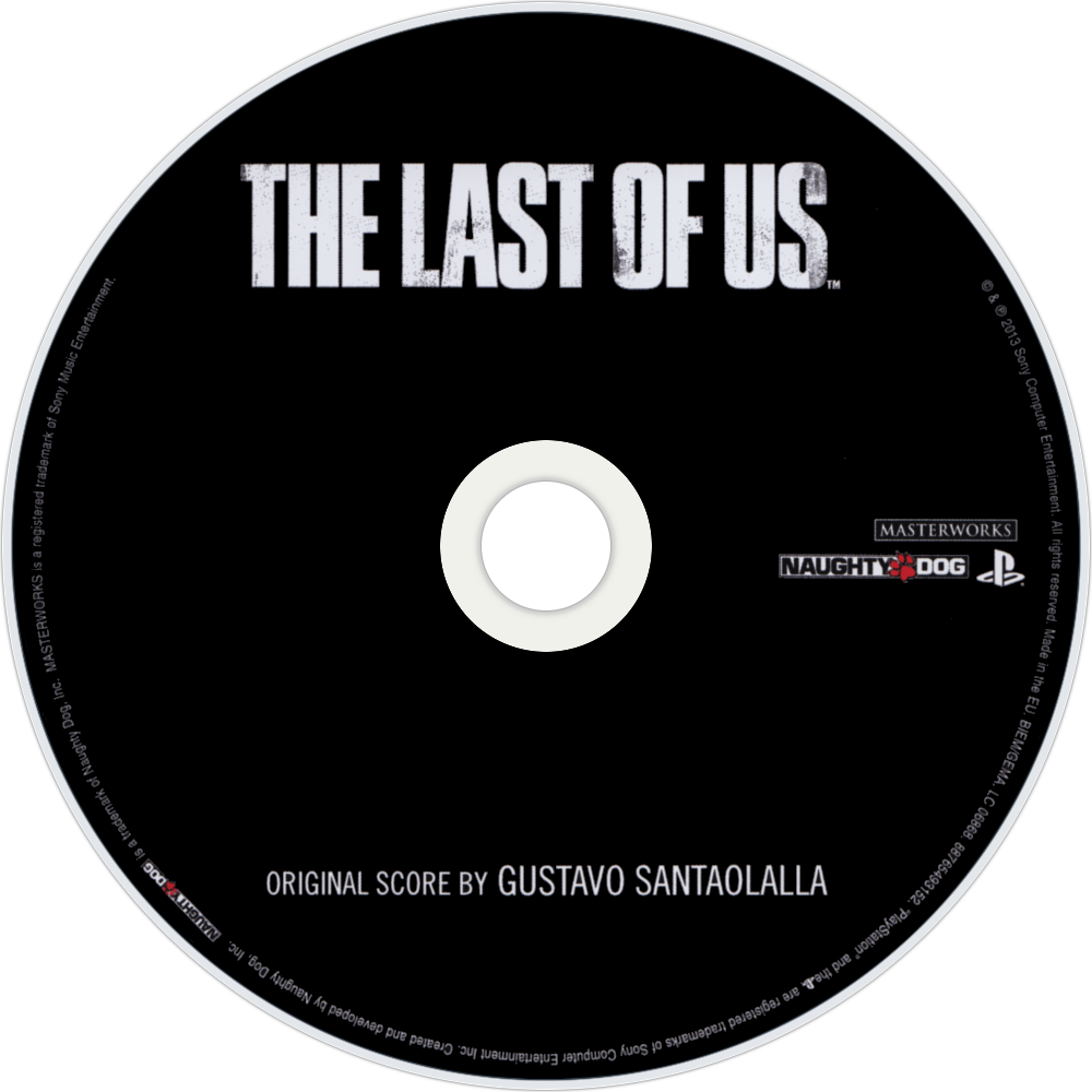 Gustavo Santaolalla The Last Of Us Cd Disc Image - Anderson Merchandisers Gustavo Santaolalla - The Last (1000x1000), Png Download