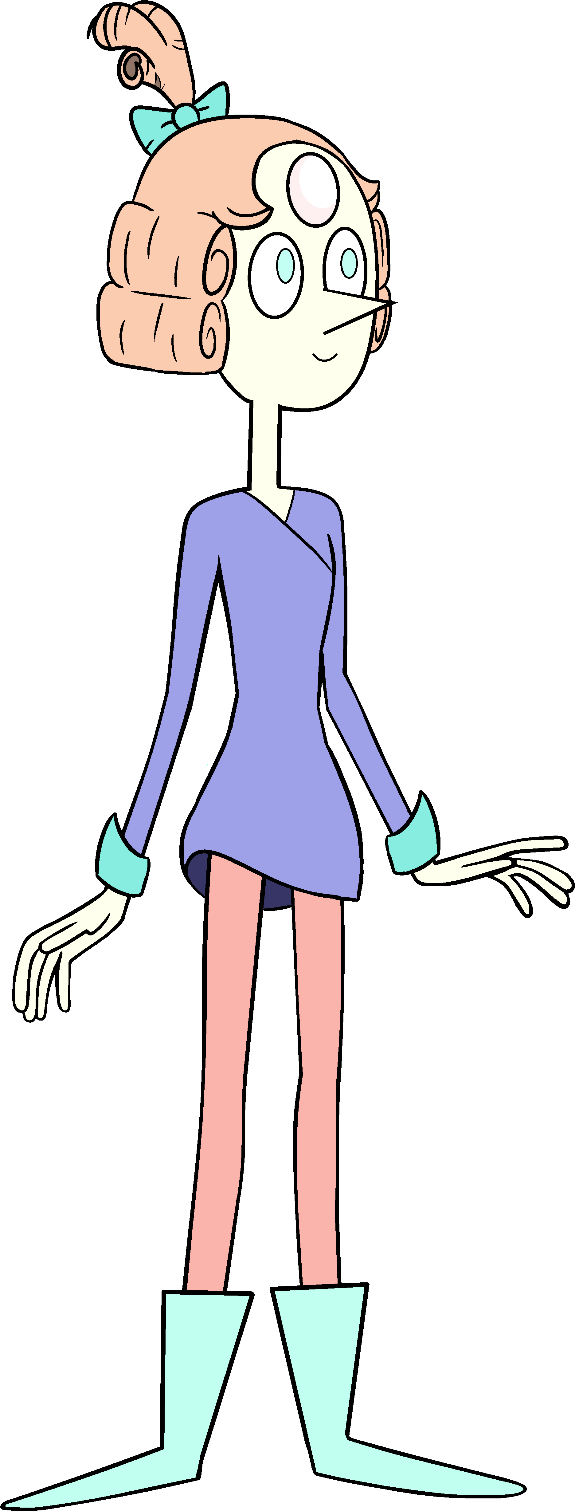 Go To Image - Pearl Steven Universe Old (1871x4969), Png Download