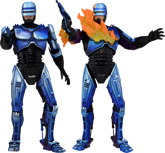 Robocop Vs Terminator - Neca Robocop Vs Terminator 7" Action Figure - Robocop (700x649), Png Download