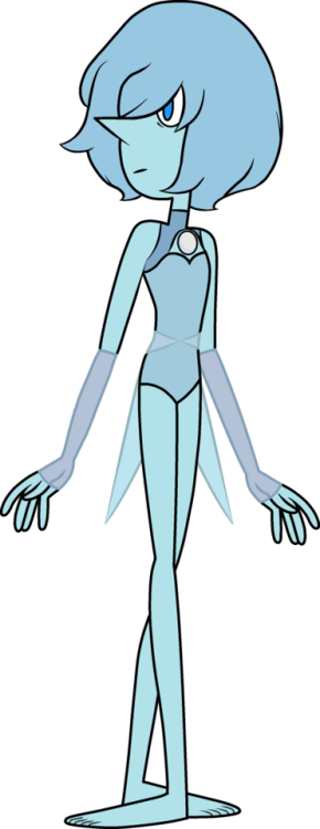 So Heres An Idea For Blue Pearls “first” Crystal Gem - Steven Universe Blue Pearl Crystal Gem (290x750), Png Download