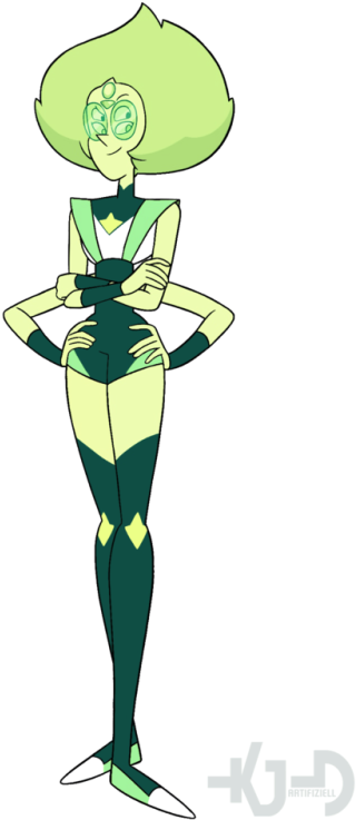 3 - Pearl And Peridot Fusion (422x750), Png Download