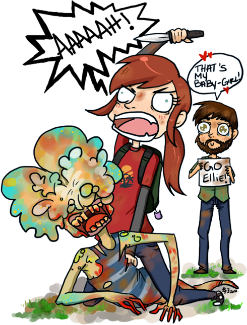 The Last Of Us Image - Last Of Us Ellie Shank (500x666), Png Download