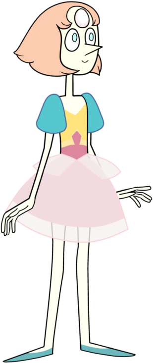 I Mean Her Pearl Isn't Just Completely White, But She - Steven Universe Homeworld Pearl (336x750), Png Download