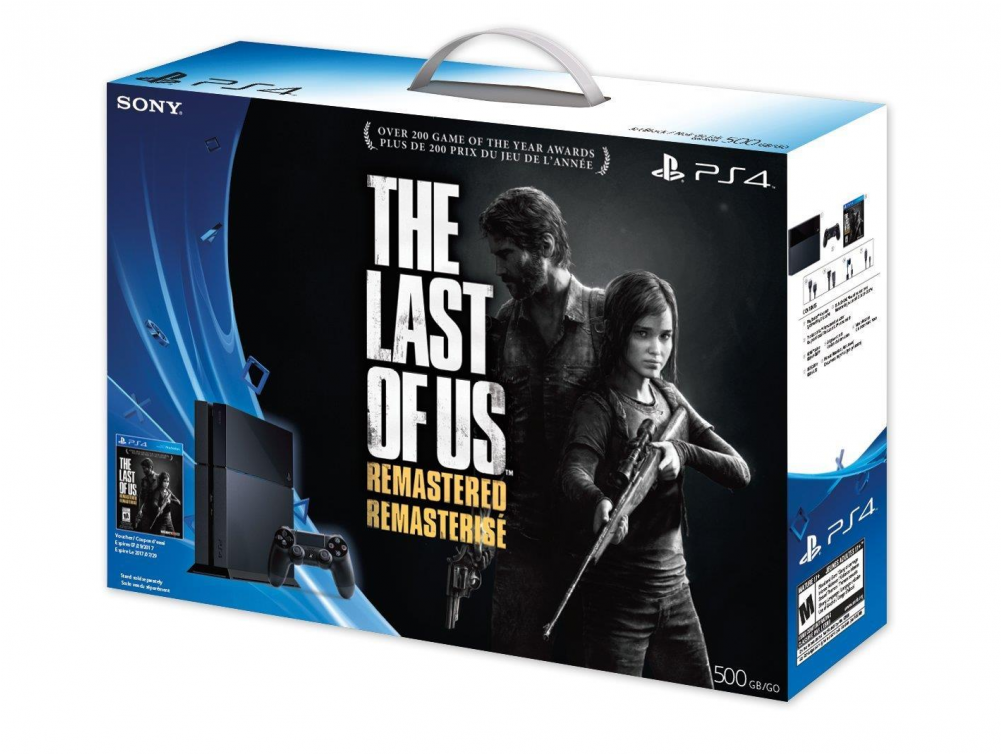 Auction - Sony Ps4 500gb Console The Last Of Us Remastered (1000x1000), Png Download
