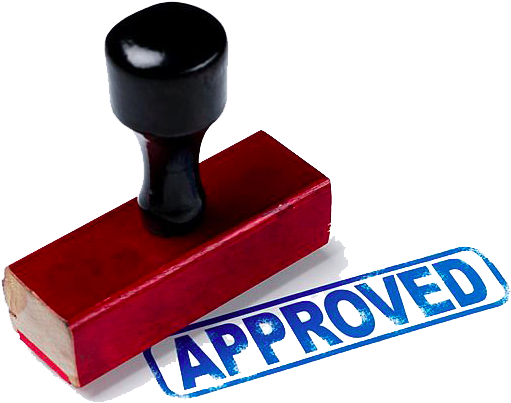 Approval Stamp - Google Adsense Approved (637x455), Png Download