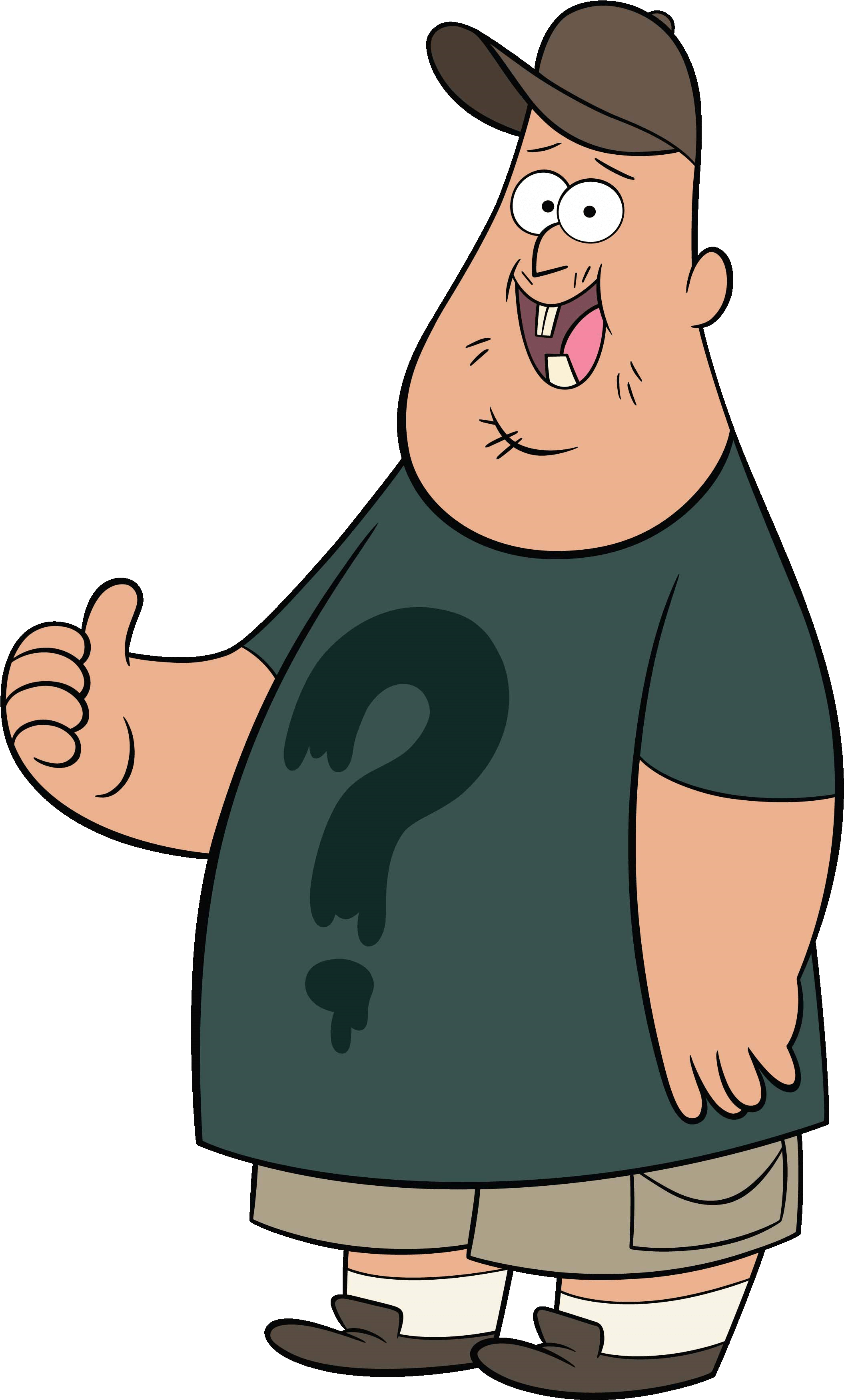 At The Movies - Gravity Falls Soos (2148x3573), Png Download