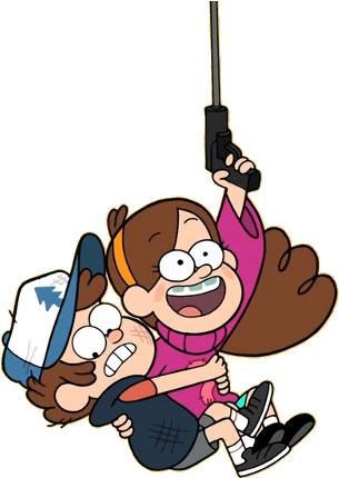 S1e20 Grappling Hook Transparent - Dipper And Mabel Grappling Hook (314x429), Png Download