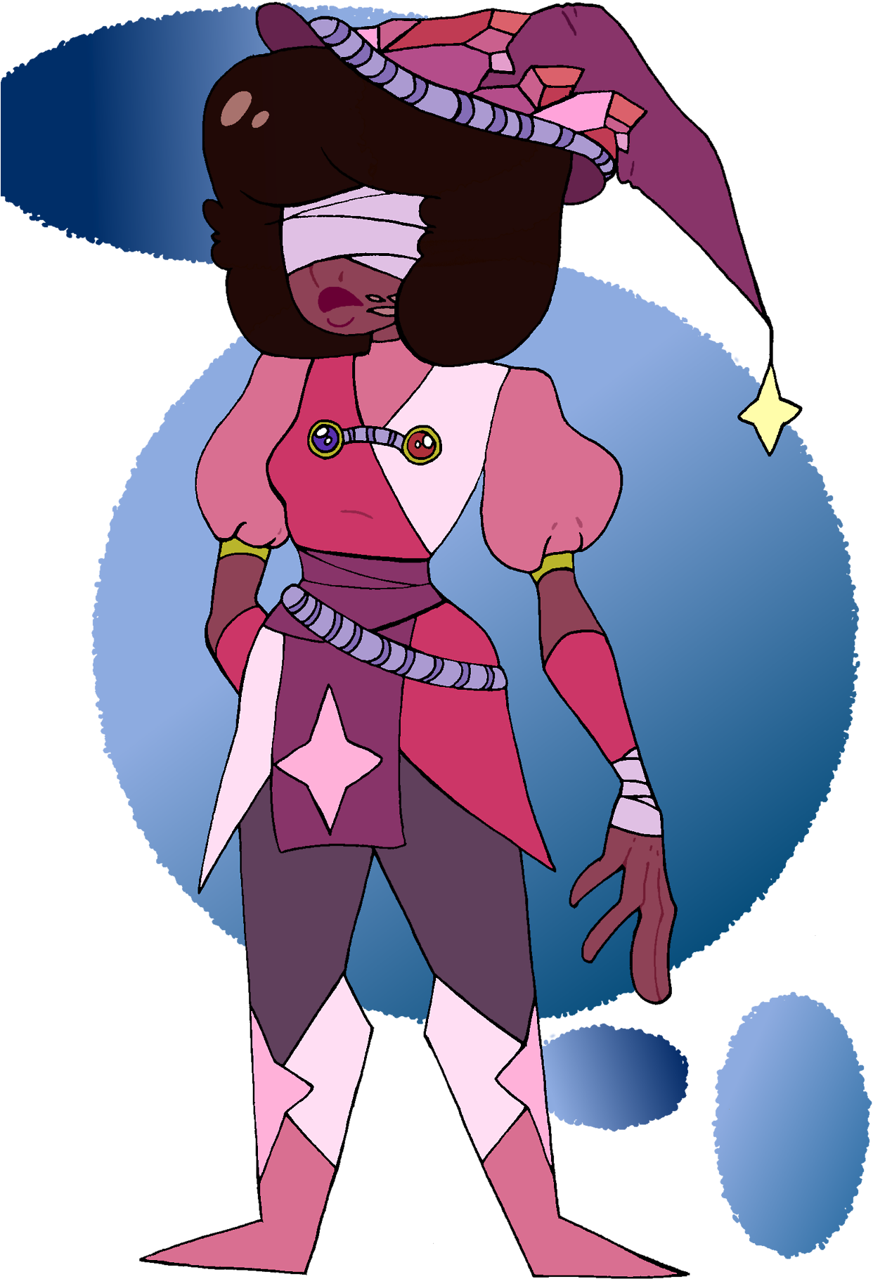 Wizard Au Steven Universe Au Steven Universe Su Crystal - Cartoon (1280x1846), Png Download