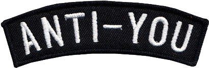Tumble Transparent - Anti You Patch (500x500), Png Download