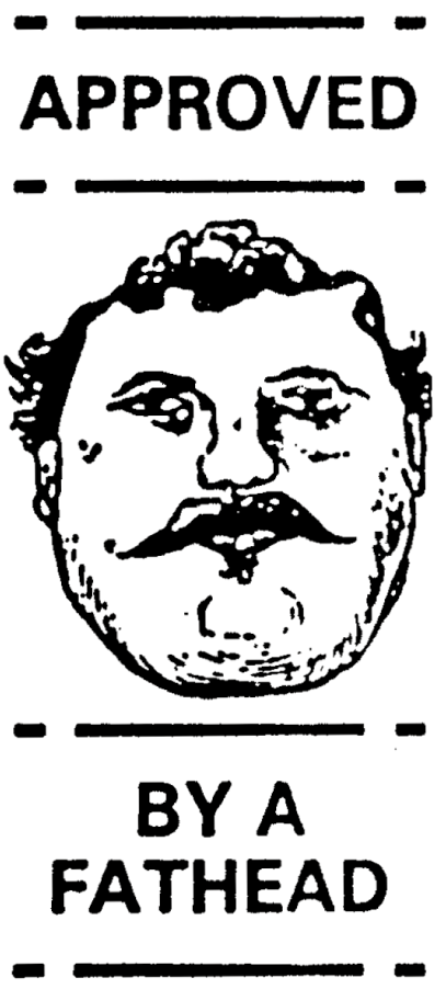 Approved By A Fat Head Rubber Stamp - Stamps Direct - Rubber Stamps & Accessories (1000x1000), Png Download