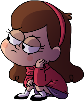 Image Free Library Mabel By Doddlefur Gravity Falls - Mabel Pines Sad (369x440), Png Download