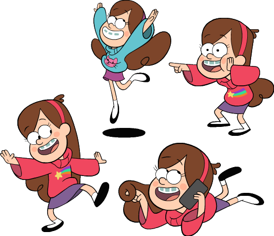Gravity Falls Mabel Quotes - Polyvore Mabel Pines (552x476), Png Download
