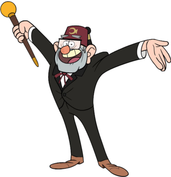 Character Transparent Gravity Falls Picture Transparent - Gravity Falls Grunkle Stan (350x361), Png Download
