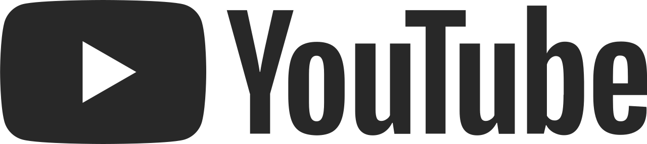 Youtube Dark Logo - White Youtube Logo 2018 (1280x286), Png Download