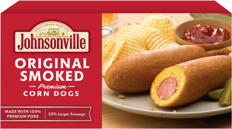 Smoked Sausage Premium Corn Dogs - Johnsonville Original Smoked Premium Corn Dogs, 8 Count, (800x576), Png Download