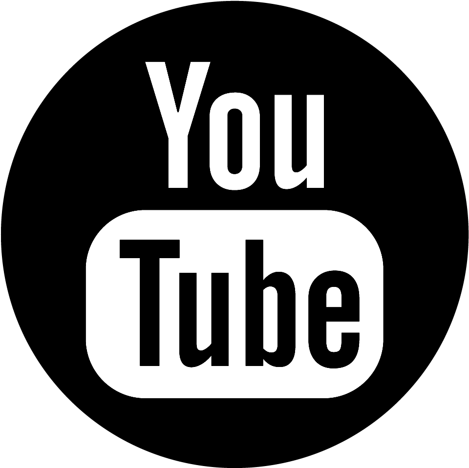 Download Youtube Icons Png Black White PNG Image with No Background -  