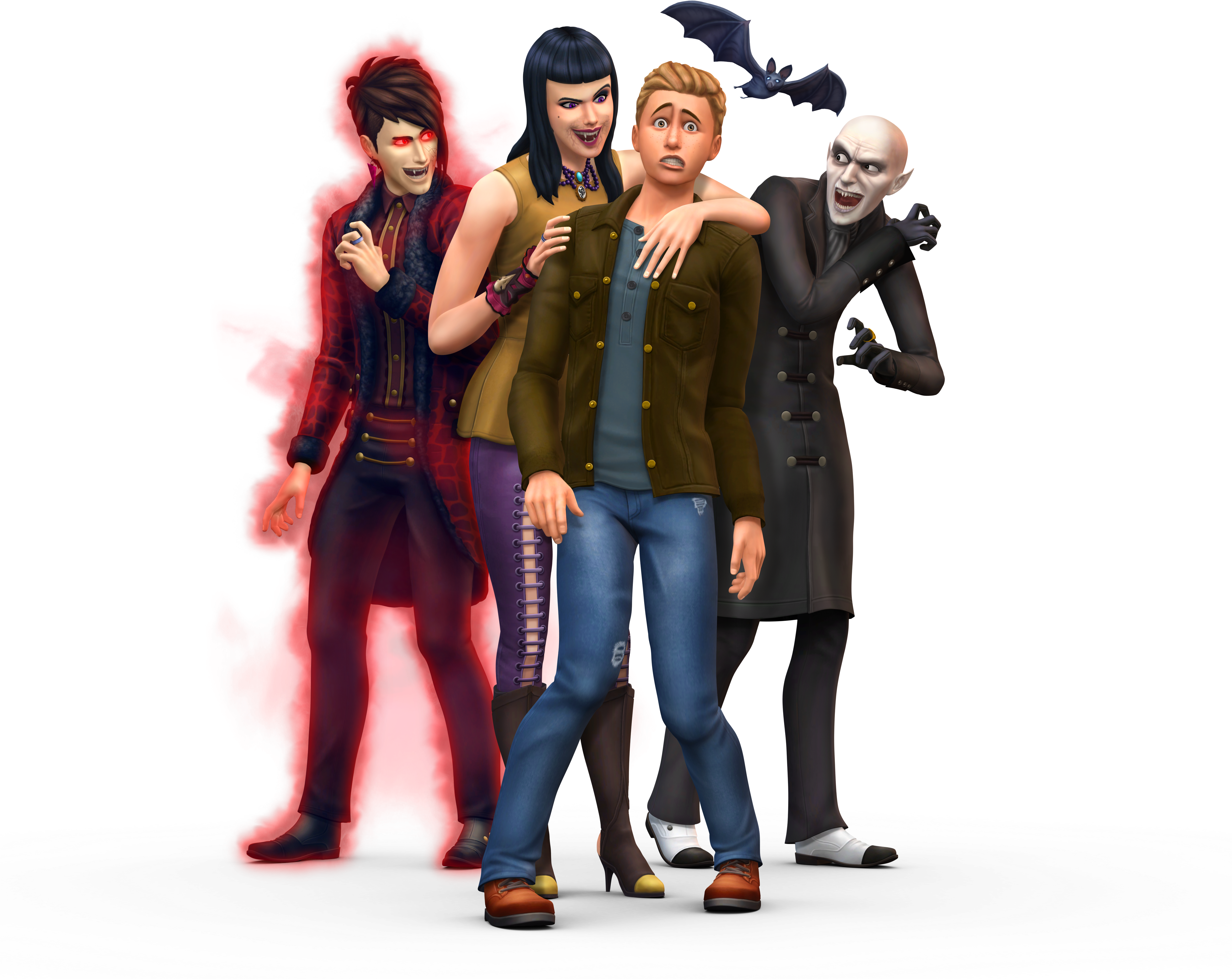 Official Sims 4 Vampires Assets Provided By Maxis (5000x5000), Png Download