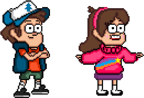 Photo - Gravity Falls Mabel Pixel (530x332), Png Download