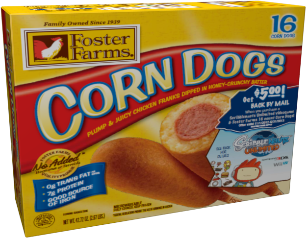 Confessions Of A Frugal Mind - Foster Farms Jumbo Corn Dogs, Honey Crunchy - 28 Count, (960x504), Png Download