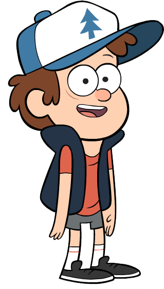 Gravity Falls Clipart - Dipper Pines (330x570), Png Download