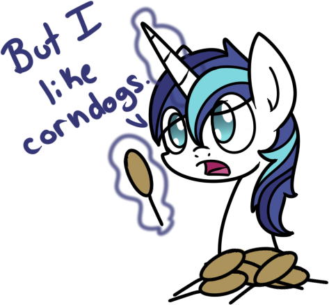 Corndog, Francis Sparkle, Friendship Is Witchcraft, - Cartoon (473x439), Png Download