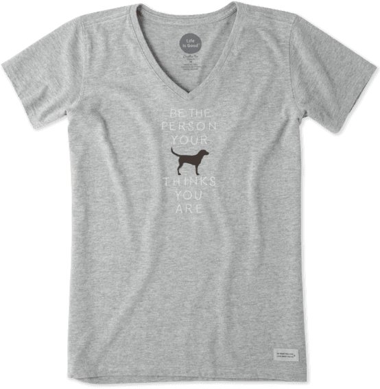 Women's Dog Icon Stack Crusher - J Crew Horoscope Tee (570x570), Png Download