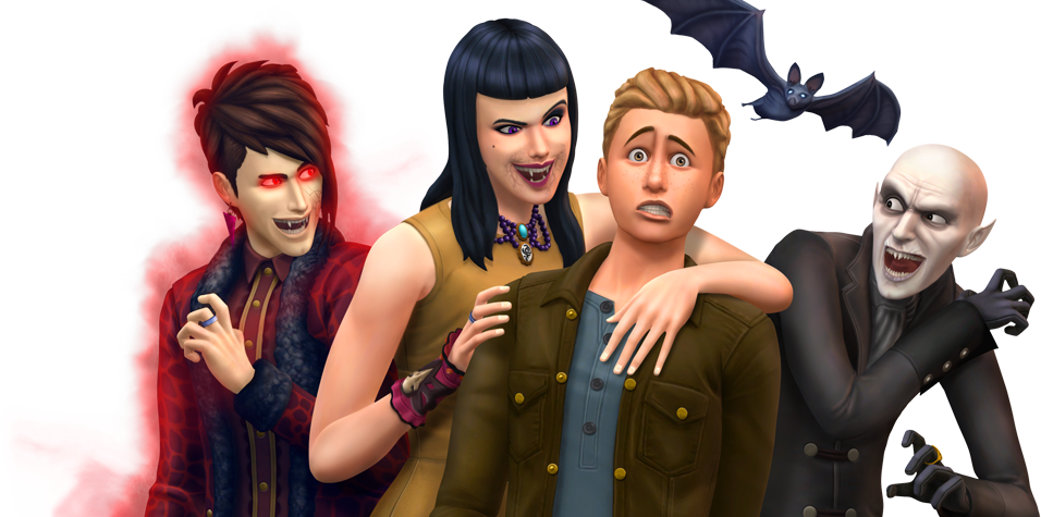 Sims Vampire Build (955x466), Png Download