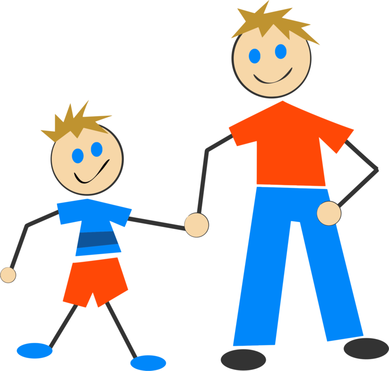 Father Drawing Child Computer Icons Son - Father And Son Clip Art (786x750), Png Download