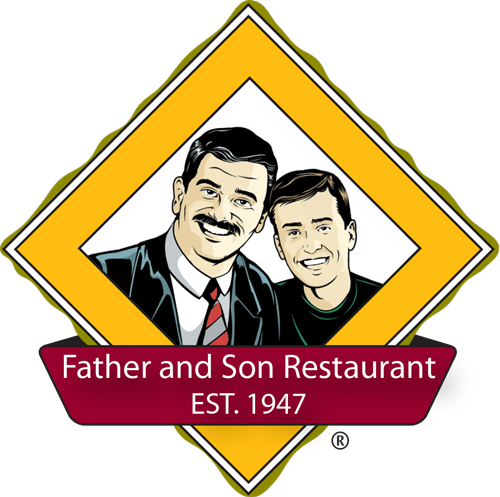 Next - Father And Son Pizza Chicago Illinois (500x497), Png Download