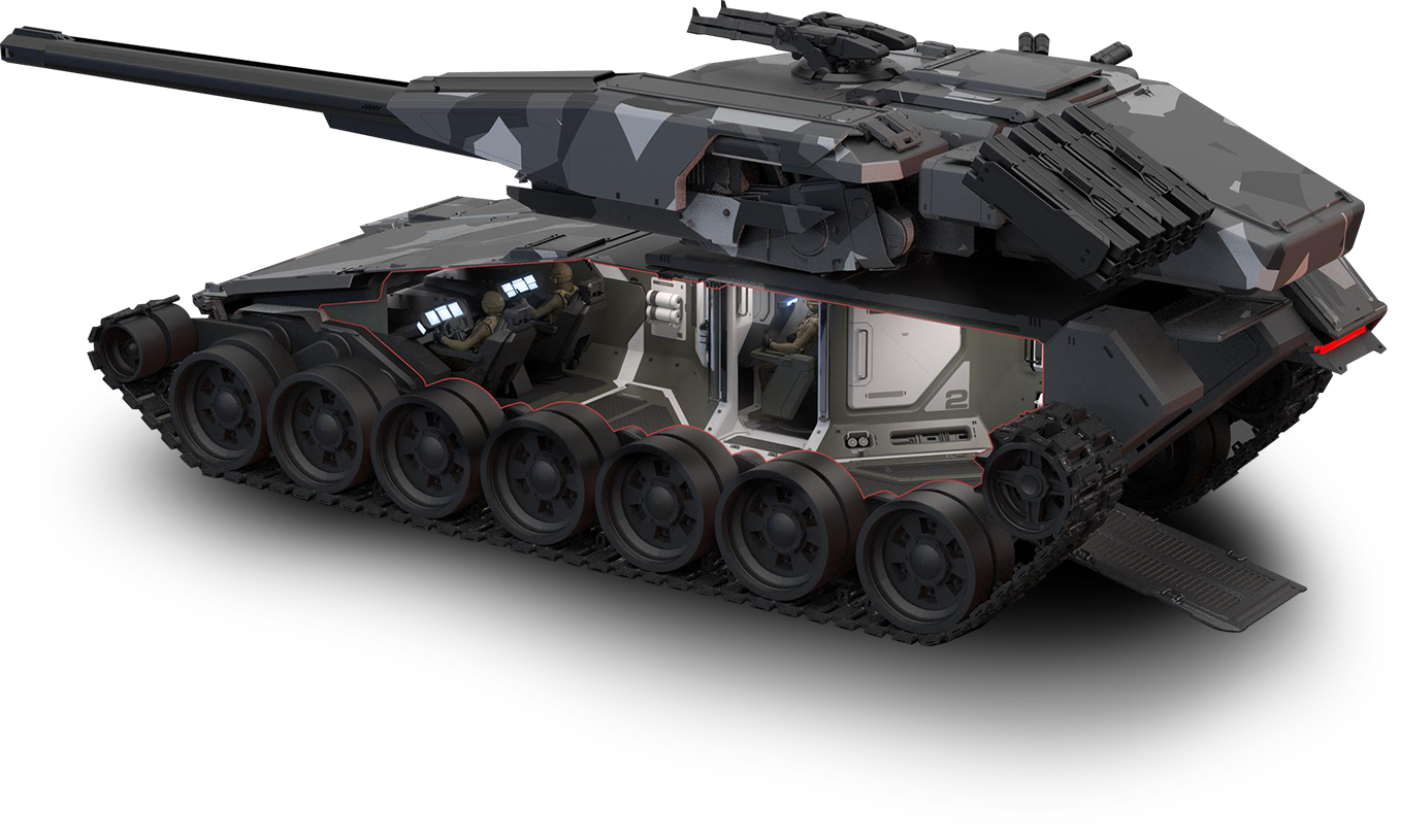 Star Citizen Tumbril Nova (1358x815), Png Download